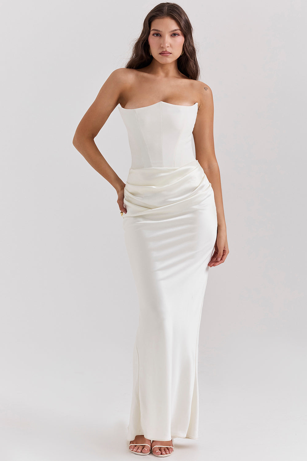 Marina | Elegant strapless corset dress