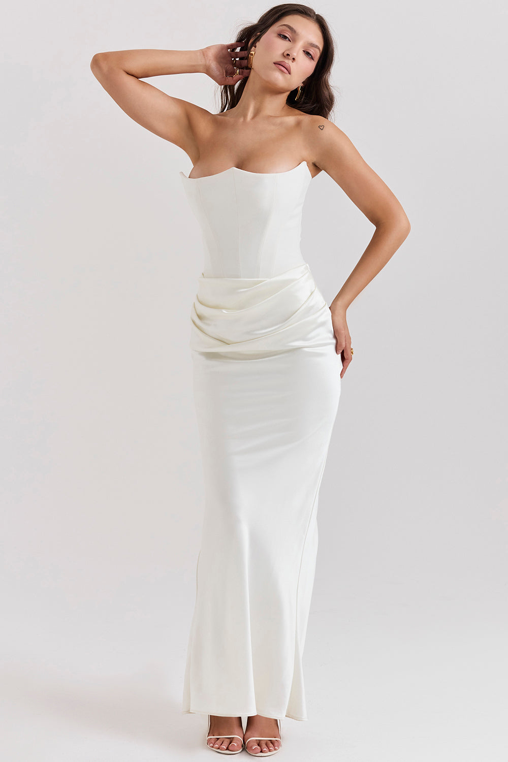 Marina | Elegant strapless corset dress