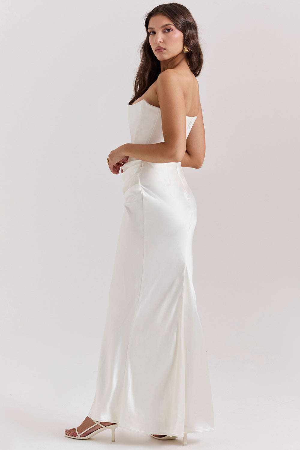 Marina | Elegant strapless corset dress